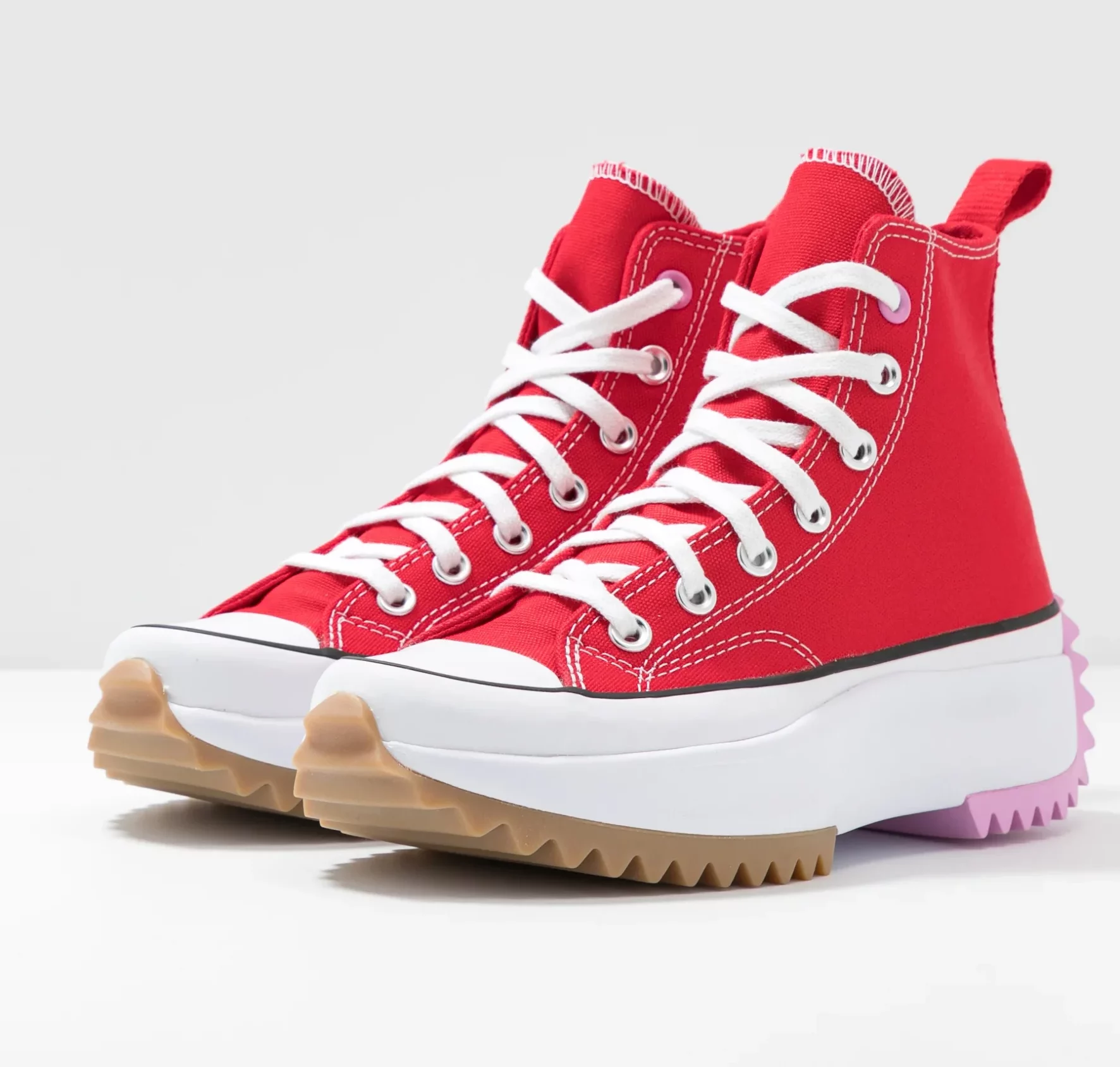 converse run star hike rojo